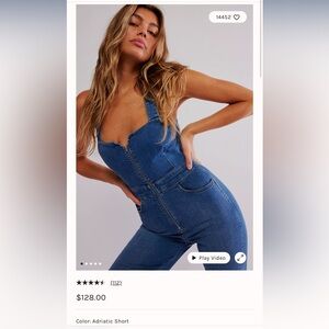 Free People CRVY 2nd Ave One Piece